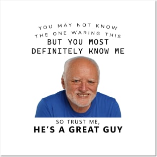 Hide The Pain Harold Making You Friends (Male, 2nd edition) Posters and Art